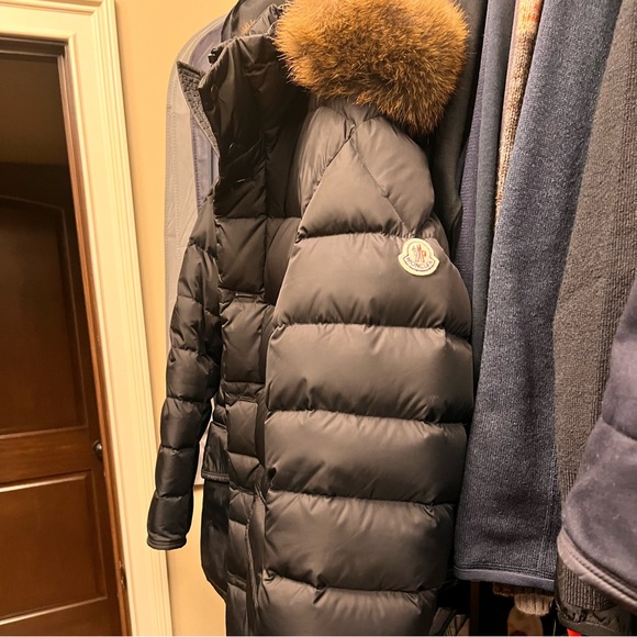 CLUNY GIUBBOTTO Fur-Trim Nylon Down Parka Moncler - 4 - Picture 2 of 9